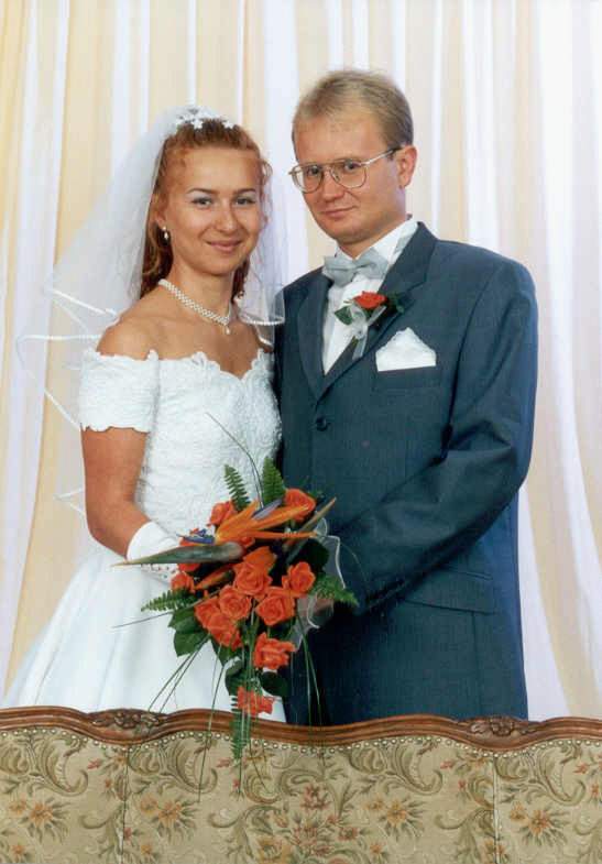 Marcelinu a Kufberkovu svatebn fotku mete vzt tak jako pozvnku k peten lnku o veselce v Naem dii.