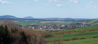 Pohled od Stae pes Fryovice do Moravsk brny.