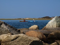 Kayaking.