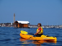 Kayaking.