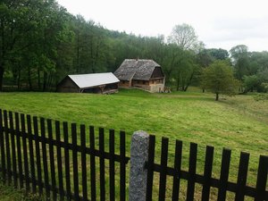 Skanzen ve Vysokm Chlumci.