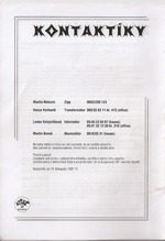 Kontakt�ky na organiz�to�i.