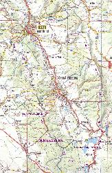 Mapa zahrnuje celou nai trasu, kter z vjimkou lesa ped Opatovcem je jasn patrn, protoe je znaen.